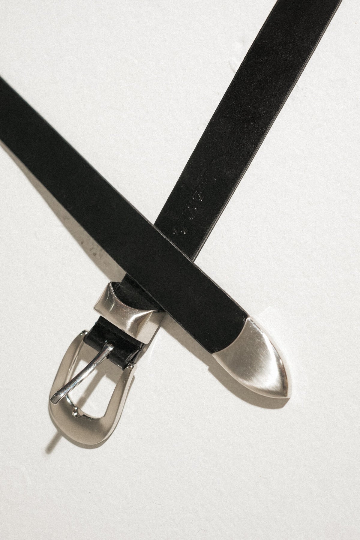 Trine Belt, Black Laminated