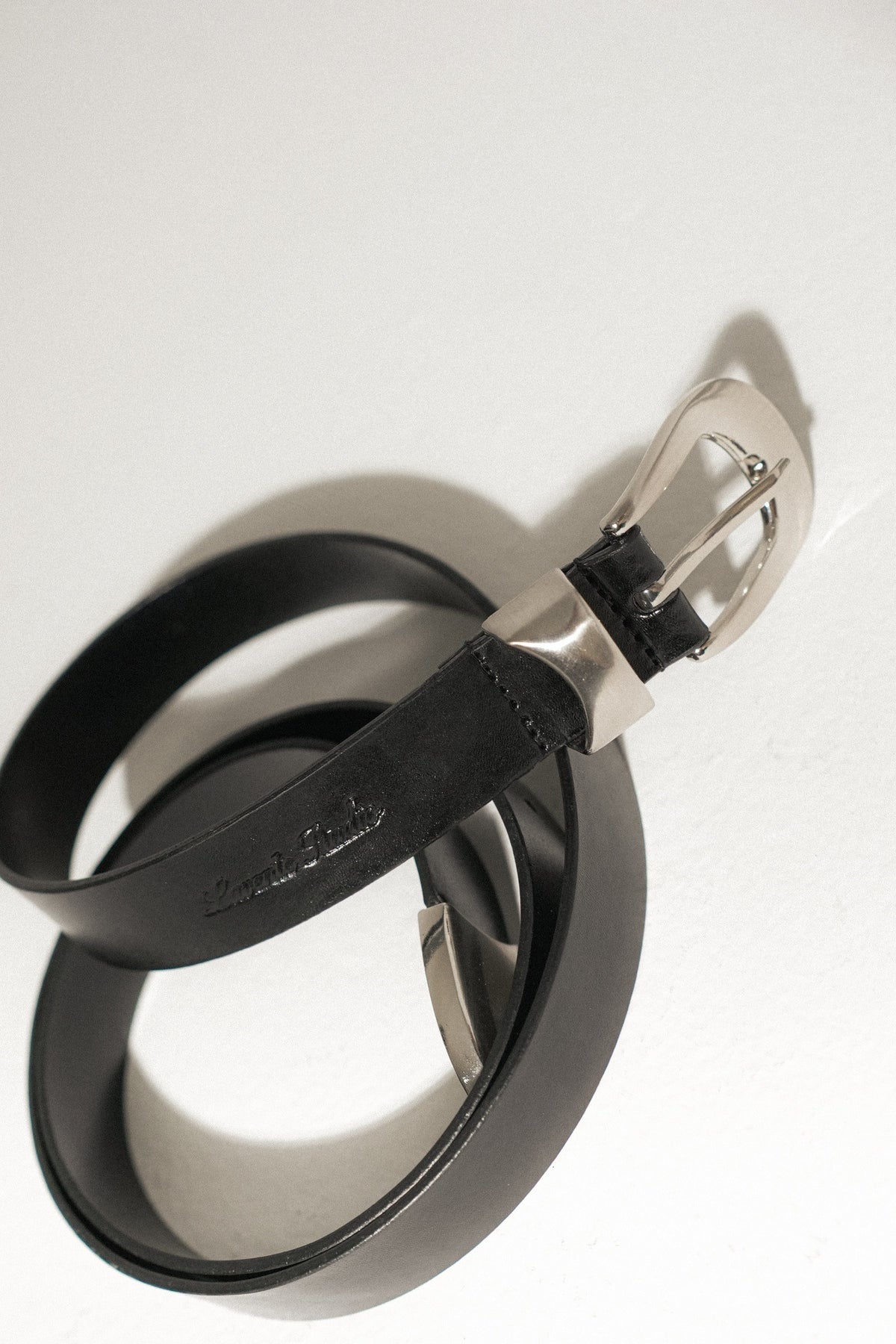 Trine Belt, Black Laminated